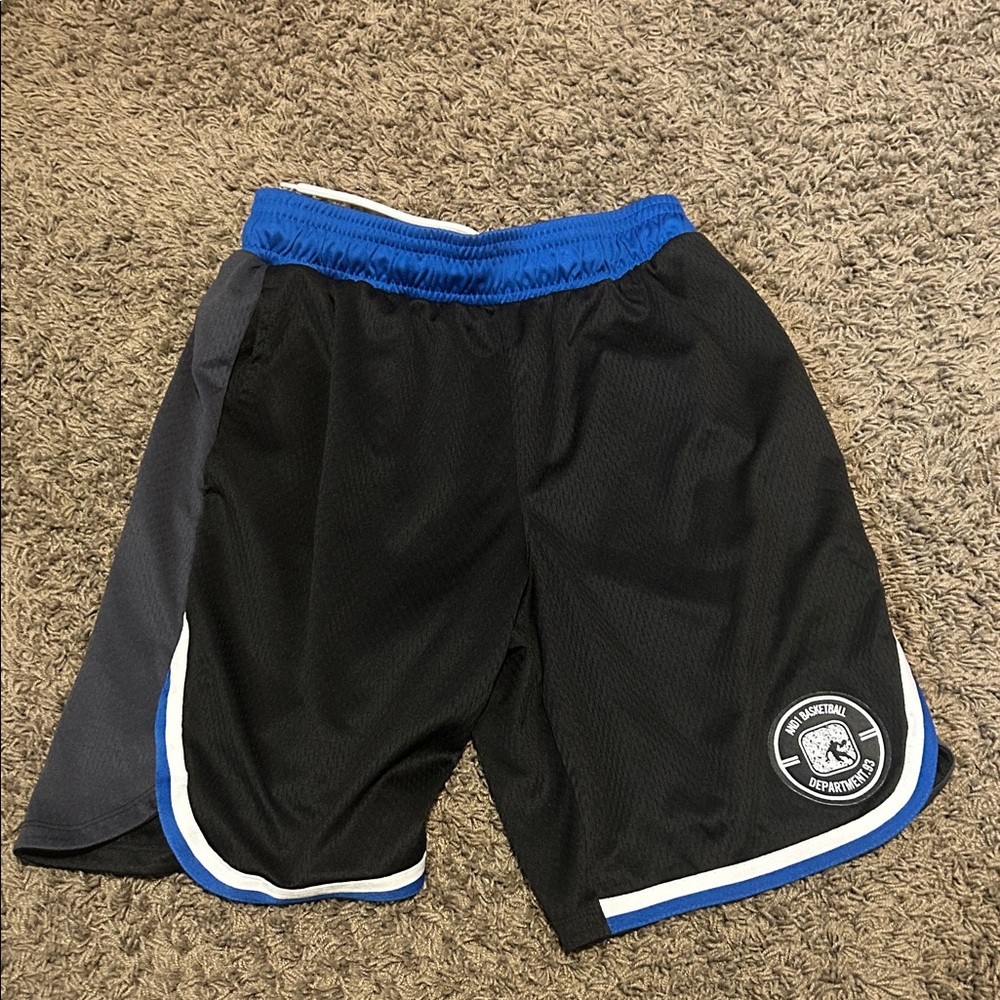 AND1 Black and Blue Athletic Shorts
